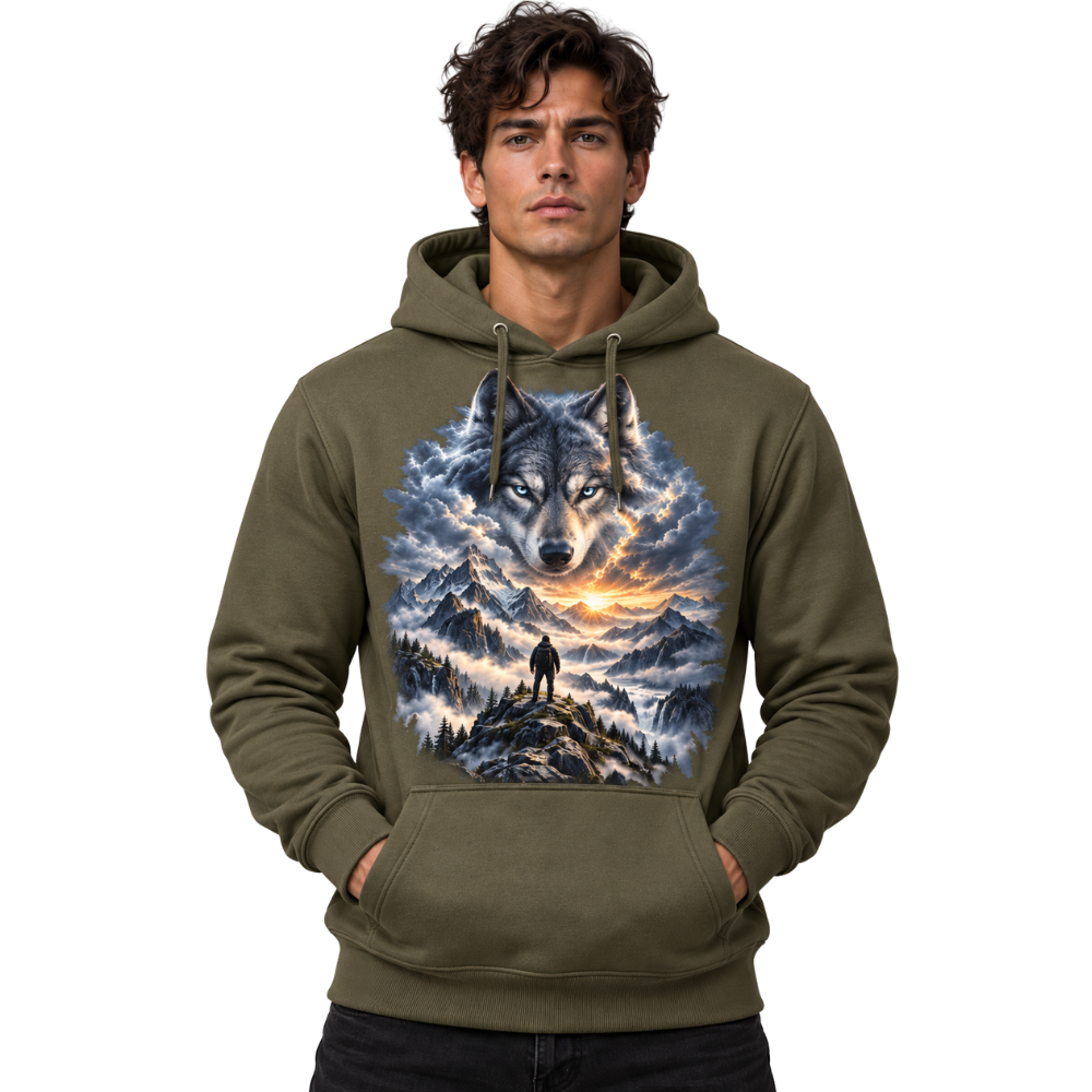Bluza męska WOLF MOUNTAIN KHAKI