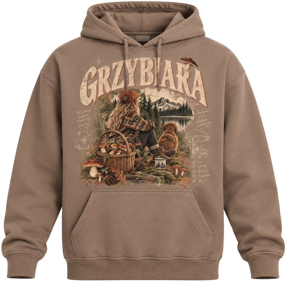 Bluza damska GRZYBIARA