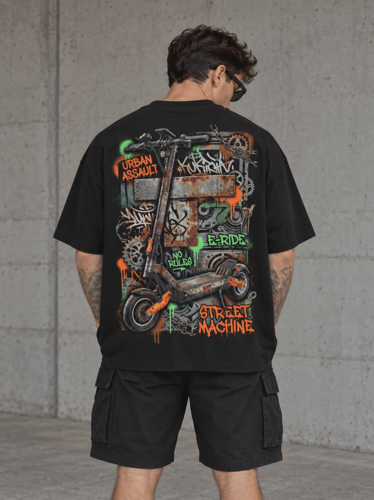 Koszulka oversize URBAN ASSAULT Street Machine